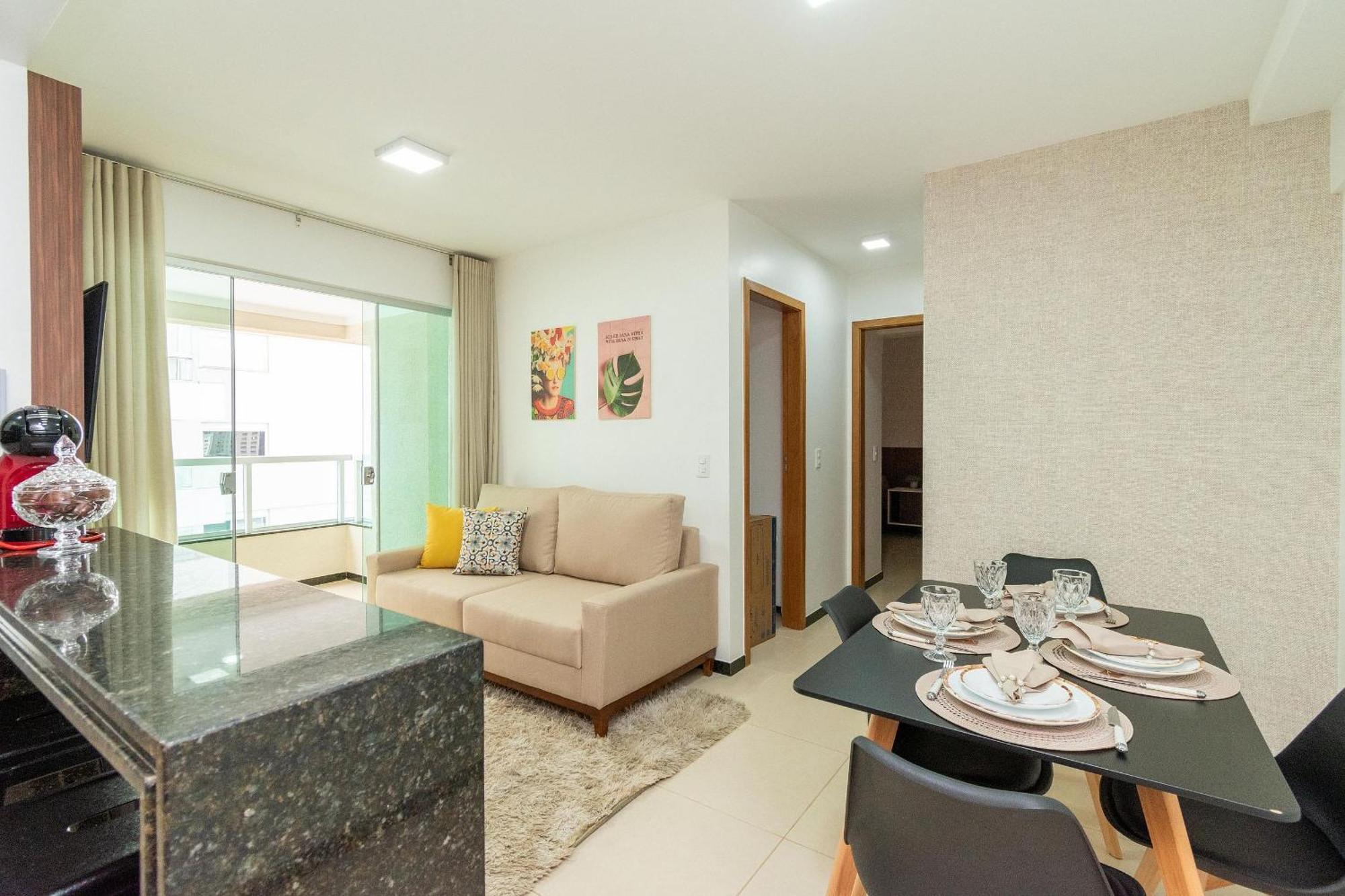 Ap 2 Quartos-Setor Bueno-Ed Pontal Premium-Ppb1206 กัวยาเนีย ภายนอก รูปภาพ